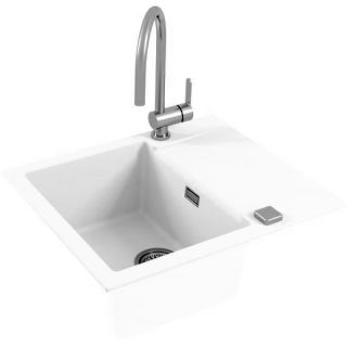 Кухонная мойка Alveus Granital Cadit 10 Arctic G11 590x500 1132017 Белая