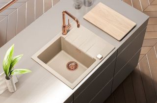 Кухонная мойка Alveus Granital Cadit 10 Beige G55 590x500 1132019 Бежевая