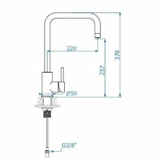 Смеситель для кухни Alveus Dual Sat 1139809 Сатинированная сталь