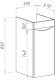 Тумба под раковину для стиральной машины Bellezza Олиссия 100см левая белый 00000011195