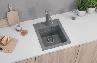 Кухонная мойка Alveus Granital Atrox 10 Concrete G81 400x500 1139770 Бетон