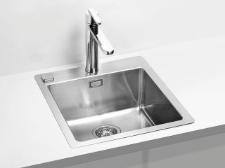 Кухонная мойка Alveus Pure 20 KMB-90 465x525 1103608 Брашированная сталь