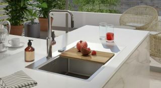 Кухонная мойка Alveus Pure 40L KMB-90 790x525 1103610 Брашированная сталь