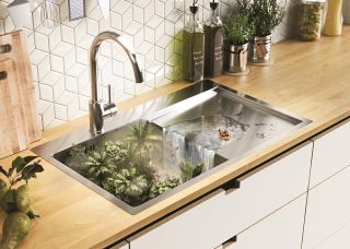 Кухонная мойка Alveus 1124384 Quarto 30 Brs-90 78x48