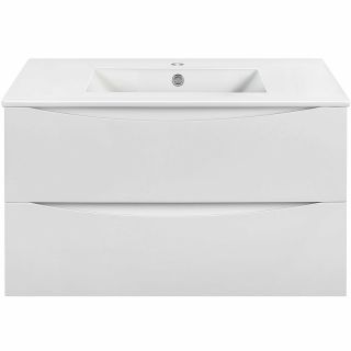 Тумба под раковину Vincea Mia 90 VMC-2MC900GW подвесная G.White