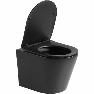 Унитаз Vincea Piatti  VT1-11SMB подвесной Черный матовый с сиденьем Микролифт