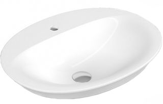 Раковина Serel Hera HR34TXS110H для установки в столешницу 60см белый