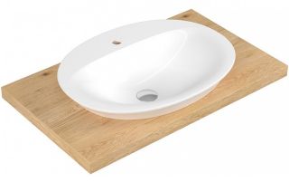 Раковина Serel Hera HR34TXS110H для установки в столешницу 60см белый