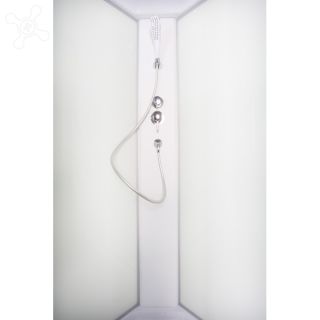 Душевая кабина Deto L 902 L N без крыши 120х80х200 см