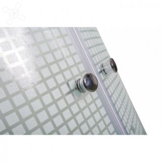 Душевая кабина Deto L 980 с гидромассажем  80х80х215 см