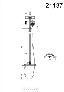 Душевая система DQ Bayern Potsdam хром DA2113701B09