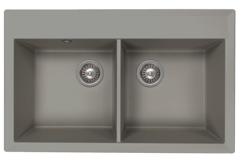 Кухонная мойка Florentina Тоскана 820 серый шёлк