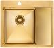 Мойка кухонная Paulmark Alster PM825951-BGL левая брашированное золото