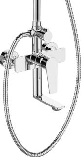 Душевая система Agger Brilliant A0393300 смеситель с изливом, хром