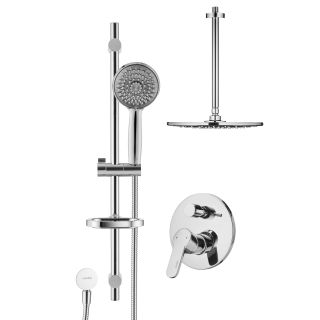 Душевой комплект Swedbe Platta 5537G1 хром/серый