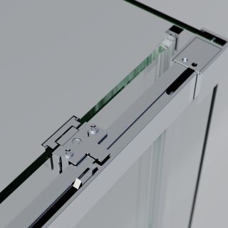 Душевая дверь Vincea Soft 2 VDS-3SO2100CL, 1000, хром, стекло прозрачное