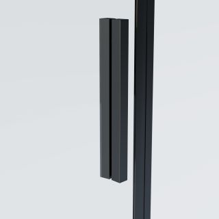 Душевая дверь Vincea Soft 2 VDS-3SO2120CLB, 1200, черный, стекло прозрачное