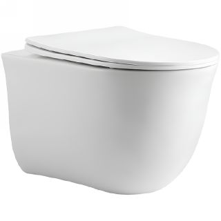 Подвесной унитаз Aquatek Классик AQ1112-00 безободковый с легкосъемным сиденьем Soft Close