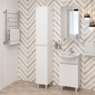 Пенал напольный Onika Милтон 403077 30см белый