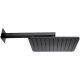 Верхний душ Bossini MatBlack H69598H.073 47 см чёрный матовый