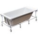 Акриловая ванна Roca Easy 170x80 ZRU9307624 без гидромассажа