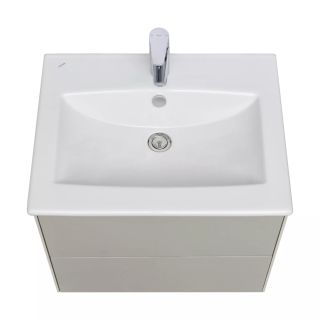 Тумба под раковину Акватон Сохо 60см слэйт/галька серая 1A258001AJ9A0