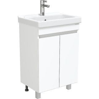 Тумба под раковину напольная Onika Милтон Квадро 105561 55 см белый