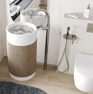 Смеситель для раковины напольный WasserKRAFT Main 4153