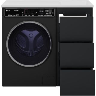 Напольная тумба под раковину Brevita Grafit УТ000015084 100 см Графит матовый