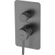 Смеситель для душа встраиваемый Allen Brau Priority 5.31A11-MG с внутренней частью графит брашированный