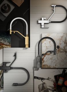 Смеситель для кухни Raglo R85.62.06 с подключением фильтра чёрный