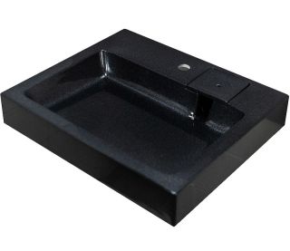 Раковина над стиральной машиной Stella Polar Солярис SP-00001339 60см чёрный металлик