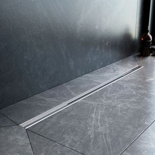 Душевой лоток AM.PM MasterFlow 80 W01SC-S11-080-05SB с решеткой Хром матовый Slim line