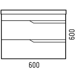 Тумба под раковину Corozo Теона 60 SD-00001672 белый