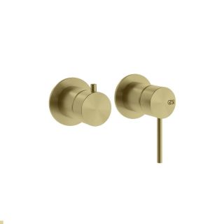 Встраиваемый смеситель для душа Gessi 316 54077.727 брашированная латунь