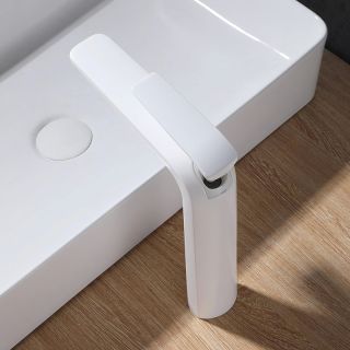 Смеситель для раковины Rose R3911C белый