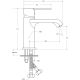 Смеситель для раковины  BelBagno Aurora  AURORA-LVM-CRM-W0 хром