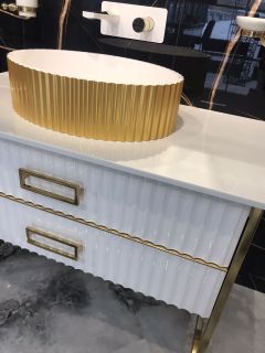 Столешница Armadi Art Solid Glass 100см белый 851-100