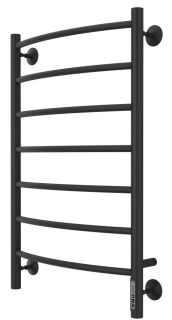 Электрический полотенцесушитель Larusso Классик 4670078536525 П7 50x80см чёрный матовый 4670078536525