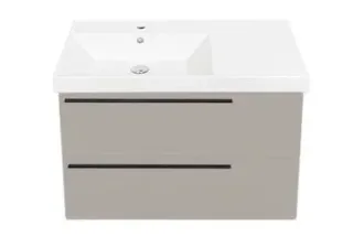 Тумба под раковину La Fenice Elba FNC-01-ELB-C-90-2 бежевая матовая 90 см