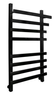 Полотенцесушитель водяной Indigo Askel LASWPF80-50BR 80x50 см чёрный муар