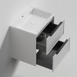 Тумба под раковину La Fenice Simpla FNC-01-SIM-B-100-2 Белая матовая 100 см