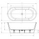 Акриловая ванна ArtMax AM-TORINO-1600-780 160x80 см