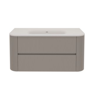 База под раковину Vincea Alto 1000 подвесная, 2 выкатных ящика soft close, светло-серый матовыйсветло-серый