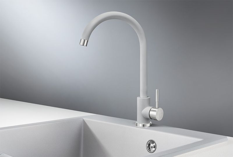 Смеситель для кухни Granula Standart ST-4031, АЛЮМИНИУМ