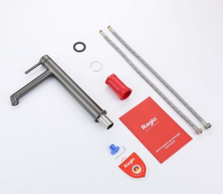 Высокий смеситель для раковины Raglo R20.15.09 графит