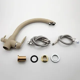 Смеситель для кухни Frap F4399-20 бежевый