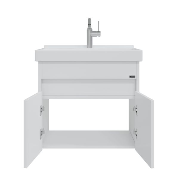 Подвесная тумба под раковину Санта Мира 700475 60 см белый