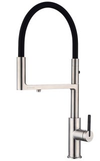 Смеситель для кухни Paulmark Tornado To213402-Ni никель