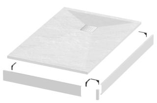 Душевой поддон Grossman Strong GR-S180110Q 110x80см белый